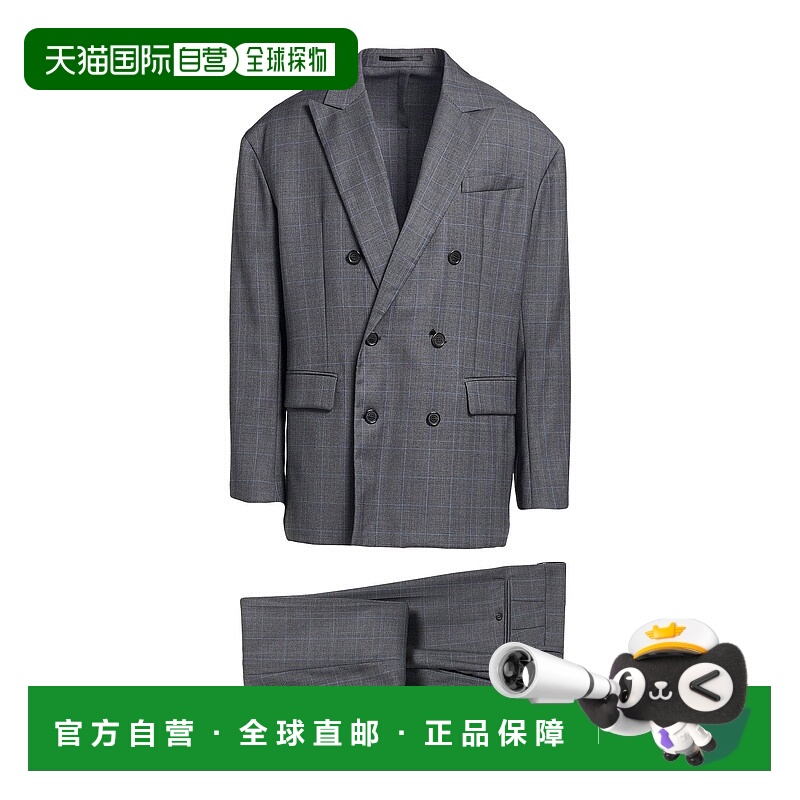 1h可退 潮奢 Dsquared2 二次方 男士 西服 grey灰色 舒适时尚