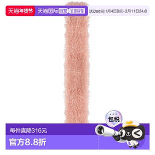 GANNI 女士围巾 A7248868 AW2025 粉红色 Long Pile Alternative