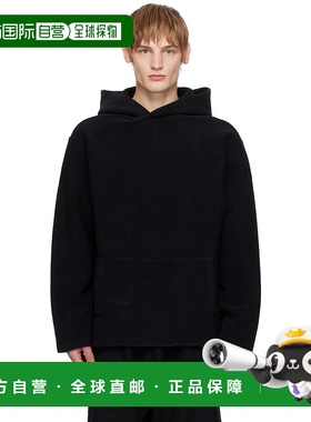 1h可退 潮奢 FORMA.GALLERY 男士 黑色 Oversize 连帽衫 FS24MJH0