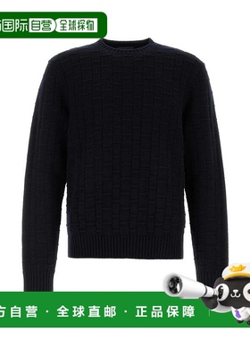 PRADA 男士针织毛衣 UMB889SOOO15TOF0008 AW2024 蓝色羊绒