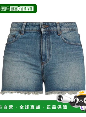 潮奢 Ami Paris 女士 牛仔短裤 blue蓝色 舒适时尚