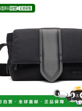 1h可退 潮奢 Jacquemus 男士 黑色 Le petit Messenger 斜挎包 24