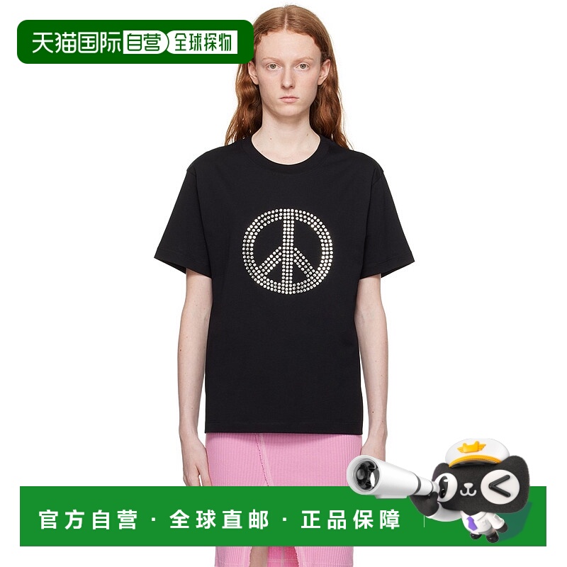 1h可退 潮奢 Tom Ford 汤姆 福特 女士 黑色 Peace T 恤