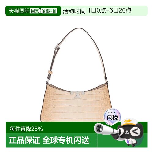 Tory Burch汤丽柏琦 Eleanor鳄鱼压纹皮革单肩包167025