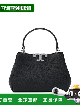 TORY BURCH 女士手提包 171235001 AW2025 黑色 ELEANOR PEBBLED