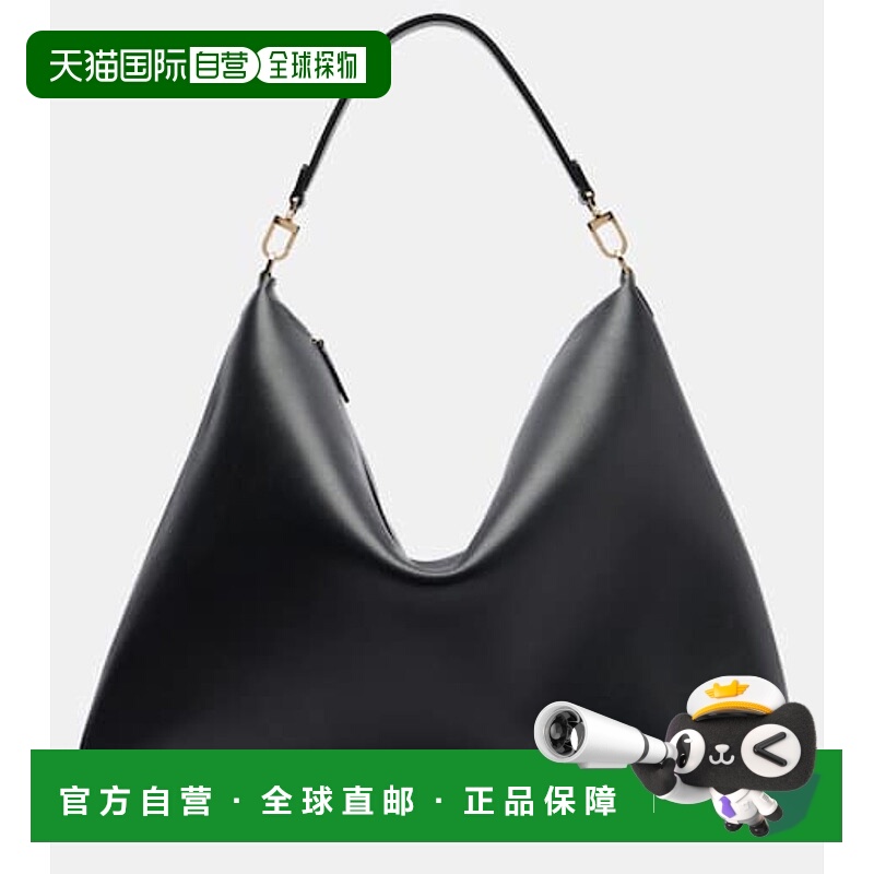 1h可退潮奢 TOTÊME女士 Bevel皮革手提包 black黑色舒适时尚