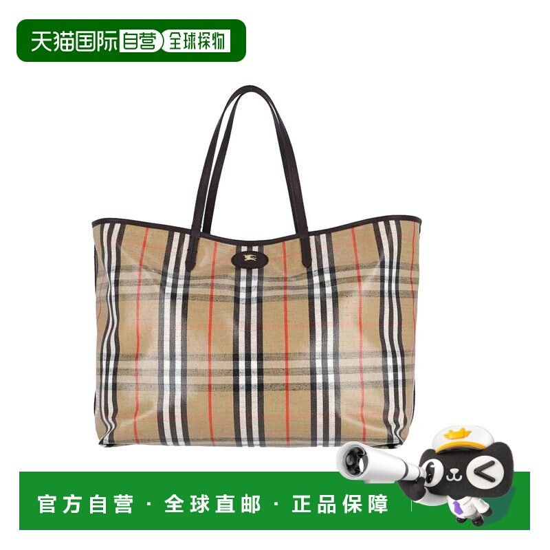 BURBERRY 女士手提包 8112186 AW2025 浅棕色 Large tote bag,箱包皮具/热销女包/男包,通用款女包,淘宝优惠券,粉丝福利购,淘宝优惠卷