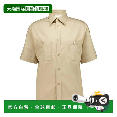 GIVENCHY 男士衬衫 BM618315XZ250BEIGE SS2026 浅棕色