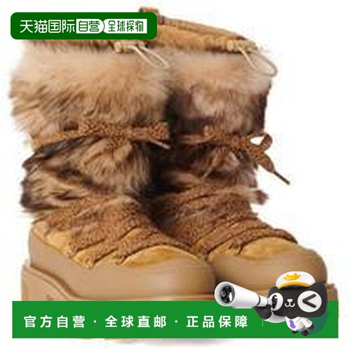1h可退 MONCLER 女士靴子 9B4G00060M759823N AW2025 花色厚底鞋