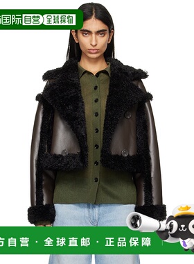 1h可退 潮奢 Stand Studio 女士 棕色 & 黑色 Kristy 人造毛皮夹