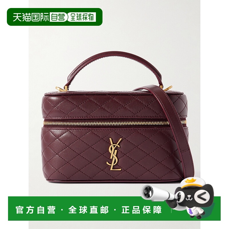 1h可退 潮奢 Saint Laurent 圣罗兰 女士 GABY 徽标化妆包 766731