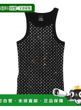 PINKO 女士背心吊带 105928A2XYZ99 AW2025 黑色 圆领背心