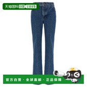Straight BALMAIN leg AW2025 蓝色 女士牛仔裤 GF1MI070DG086EX