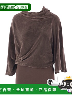 1h可退 奢淘 Rick Owens 垂坠领上衣 女 RP02E4231V