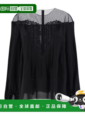 CHLOÉ 女士衬衫 C24SHT23006001 SS2024 黑色 CHLOÉ blouse