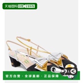 潮奢 moire valentino 女士 1h可退 华伦天奴 Bowow 皮质露跟