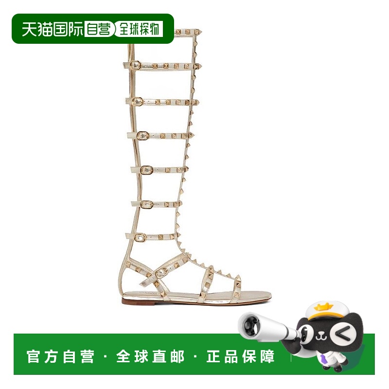 1h可退 VALENTINO 女士凉鞋 1W2S0FG4NPLP18 AW2022 花色 铆钉平