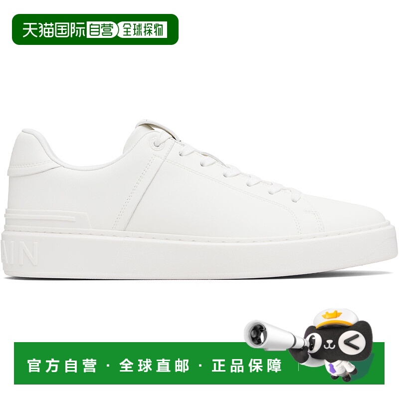 1h可退 潮奢 Balmain 巴尔曼 男士 灰白色 B-Court 运动鞋 FM1VI2