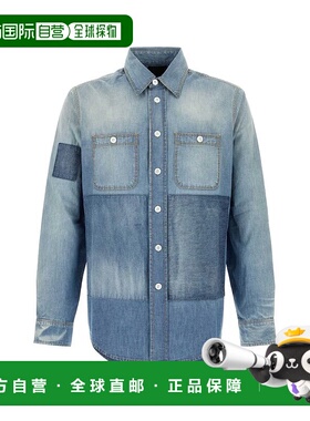 GIVENCHY 男士衬衫 BM613T5YCL452-2 SS2025 蓝色 Givenchy Shirt