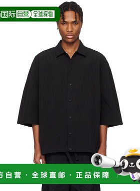 1h可退 潮奢 Casey Casey 男士 黑色 Mili Volume 衬衫 24HC276