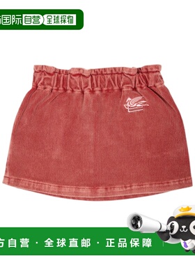 1h可退 ETRO 女童连衣裙 GV7000V0104459 AW2024 红色 松紧腰带裙