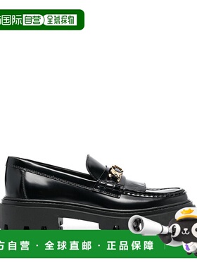 TOD'S 女士芭蕾乐福鞋 XXW08J0GF80SHAB999 CO 黑色 Fringed loaf