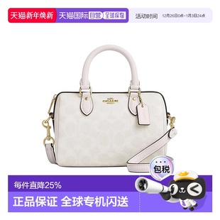 COACH 女士PVC配皮单肩斜挎手提包CW329IMXU5蔻驰 奥莱款