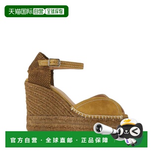 1h可退 潮奢 CastaÑer 女士 帆布面凉鞋 green绿色 舒适时尚