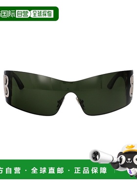BALENCIAGA 女士太阳镜 BB0359S006 AW2025 军绿色 Sunglasses