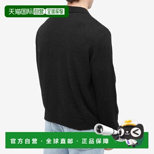 OUR LEGACY 男士针织毛衣 M4213ECFSE CO 黑色 长袖纽扣毛衣开衫