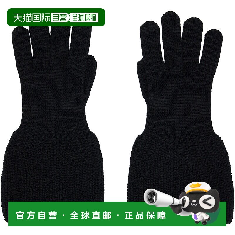 1h可退 潮奢 Yohji Yamamoto 山本耀司 女士 黑色 Knitted Cuffs