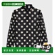 波点翻领罩衫 CELINE AW2024 黑色 女士衬衫 2B09B200Z38CE