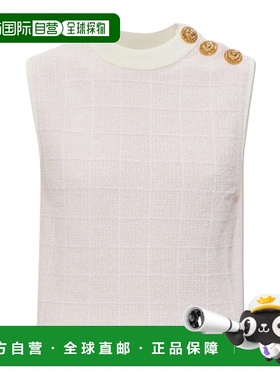 BALMAIN 女士背心吊带 GF1AG850KJ48OIB SS2026 白色