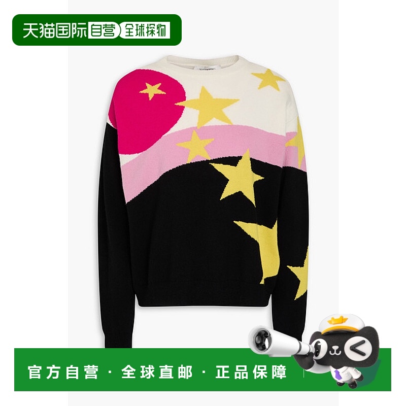 1h可退 潮奢 Valentino 华伦天奴 女士 羊毛羊绒混纺毛衣 B3KCB05