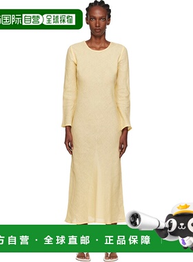 1h可退 潮奢 Baserange 女士 黄色 Dydine Long Sleeve 连衣裙 DR