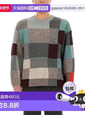 1h可退 潮奢 Paul Smith 男士 拼布编织毛衣 M2R505ZT2252144