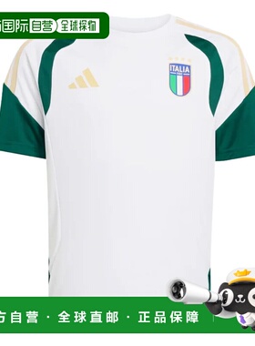 ADIDAS 男童T恤 JZ9392BIANCO CO 白色 MAGLIA BAMBINO ITALIA FI