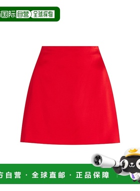 1h可退 潮奢 Alejandra Alonso Rojas 女士 缎面迷你半身裙包臀裙