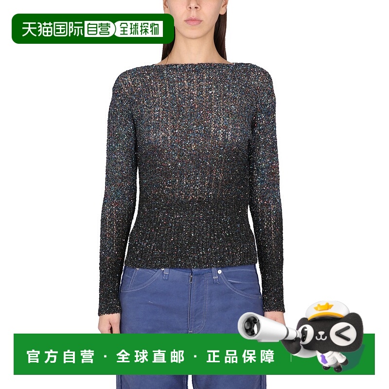 1h可退 MAISON MARGIELA 女士针织衫 S51HL0002 SS2023 黑色