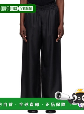 1h可退 潮奢 LISA YANG 女士 黑色 Wide-Leg 运动裤 2025205