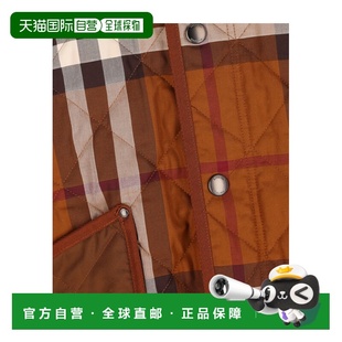 80544541 外套 AW2023 棕色 棉服 BURBERRY 绗缝长袖 男士