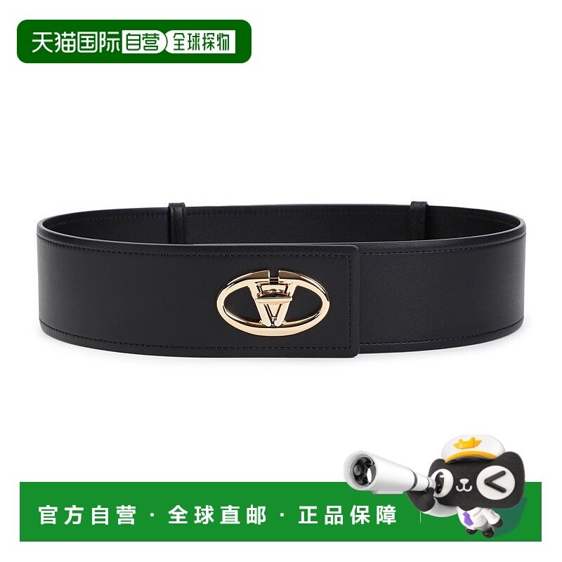 1h可退 潮奢 Valentino 华伦天奴 女士 徽標牌腰帶 5W2T0SJ9FZC0N