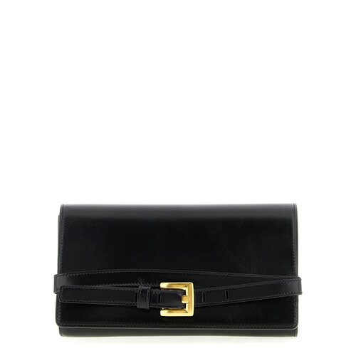 BALMAIN 女士手提包 GN1ON259LMTE0PA SS2026 黑色 'Shuffle' Wal