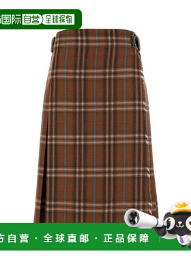 BURBERRY 女士半身裙 8113987C4032 SS2026 花色 Embroidered woo