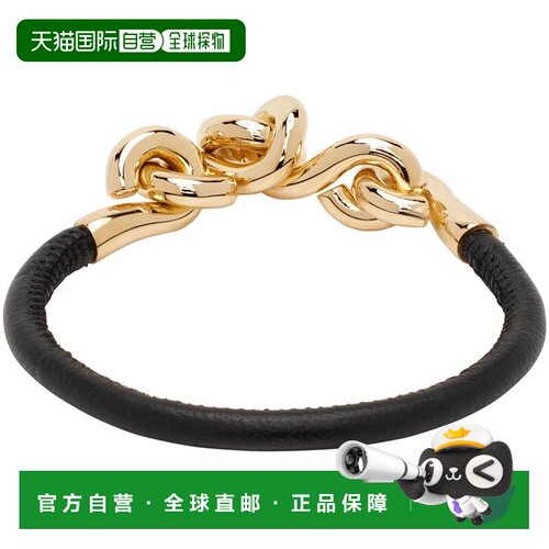 Bottega Veneta 葆蝶家 女士 黑色 Loop 手环 777032VAHUA手链