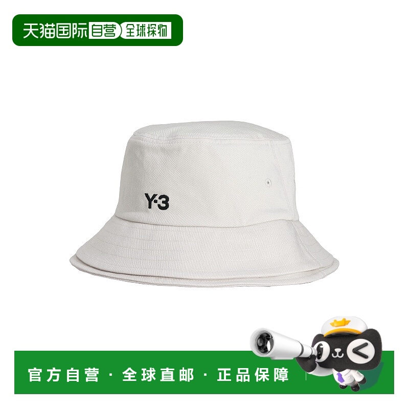 Y-3 Logo刺绣三间渔夫帽帽子JM9039TALC男
