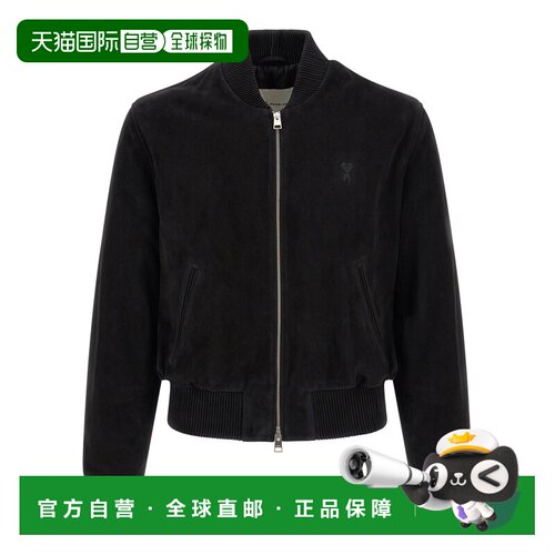 1h可退 Ami Paris 男士夹克 HJK152LH0059001 AW2026 黑色