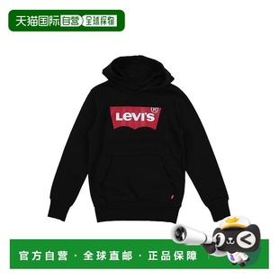 李维斯 舒适时尚 潮奢 black黑色 Levi 卫衣童装 1h可退 男童