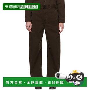 女士 棕色 Twisted 1h可退 牛仔裤 Lemaire Belted PA326LD1 潮奢