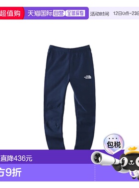 THE NORTH FACE 男童长裤 NF0A7X58T8K21 CO 蓝色 松紧腰运动裤